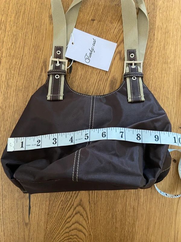 Vintage 00s Buckle Nylon Mini Bag