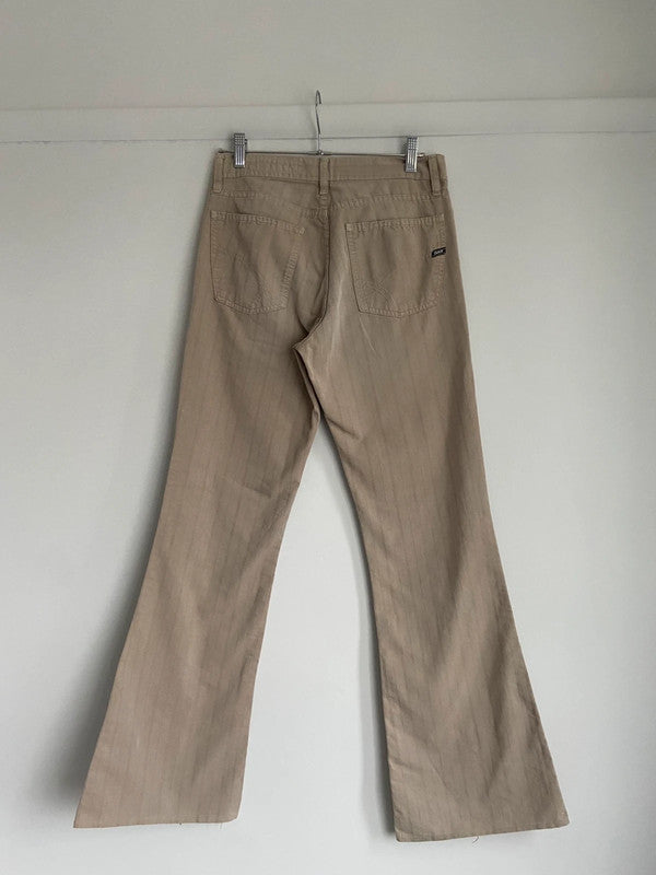 Vintage 00s Pinstriped Bootcut Pants - Waist 30” - Funky Cat