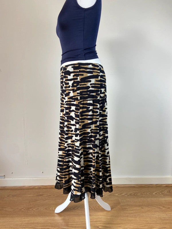 00s Animal Print Skirt - Size M - Funky Cat