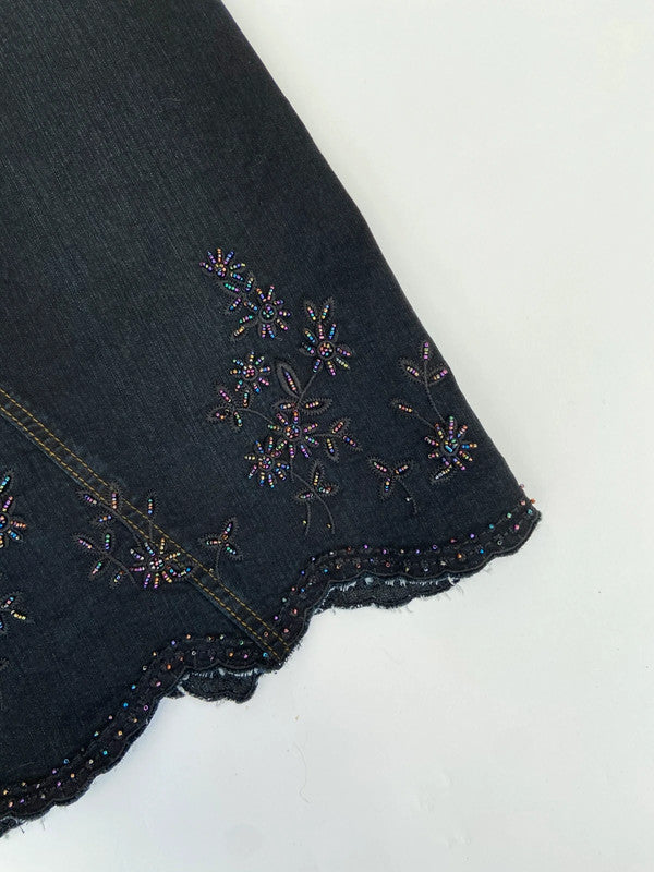 00s Embellished Midi Skirt - Size S