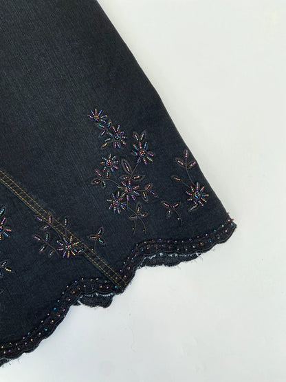 00s Embellished Midi Skirt - Size S