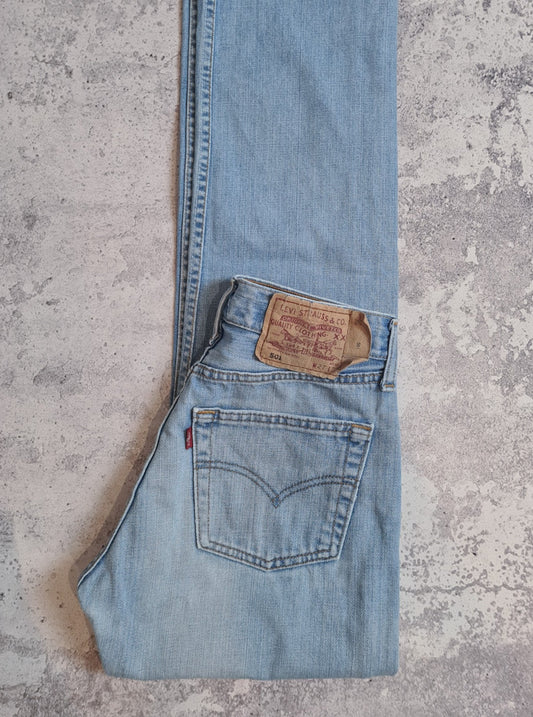 Funky cat - Vintage levis 501 jeans W25