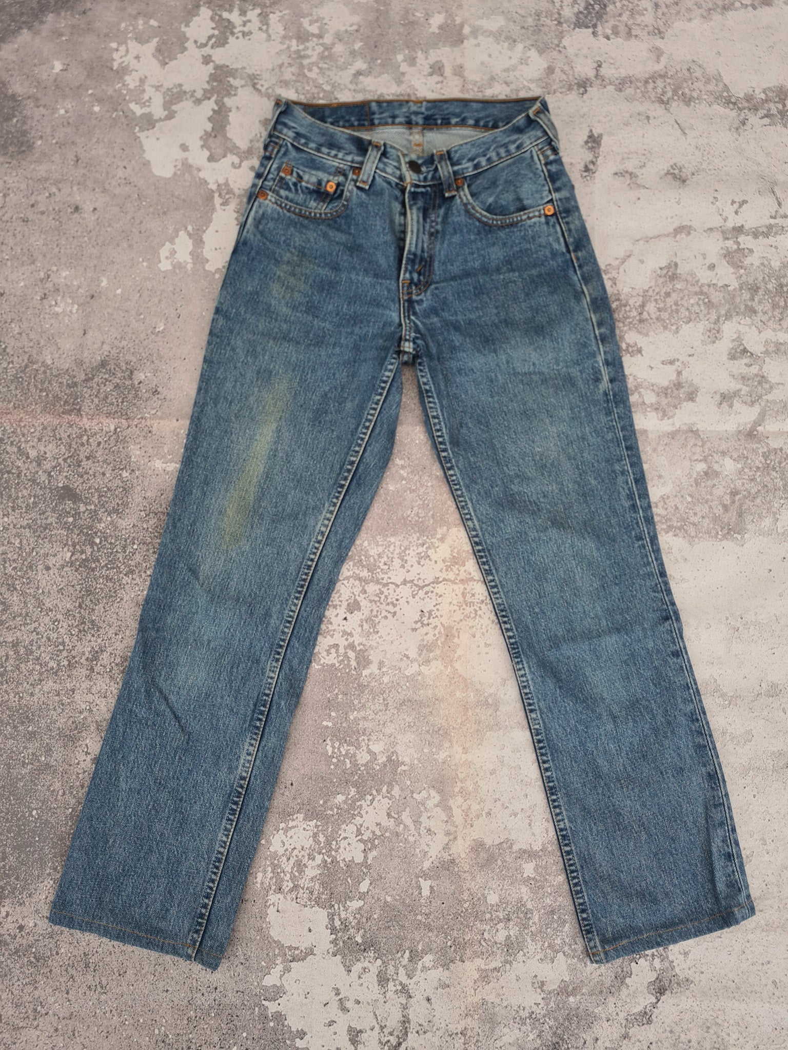 Vintage 1990s Levi's 595 Jeans W24 - Funky Cat