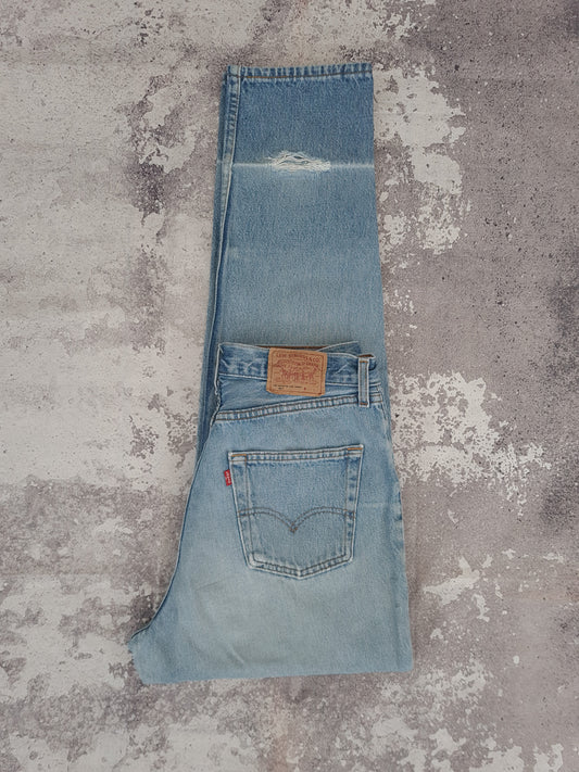 Vintage 1990s Levi's 901 Jeans W29/30 - Funky Cat