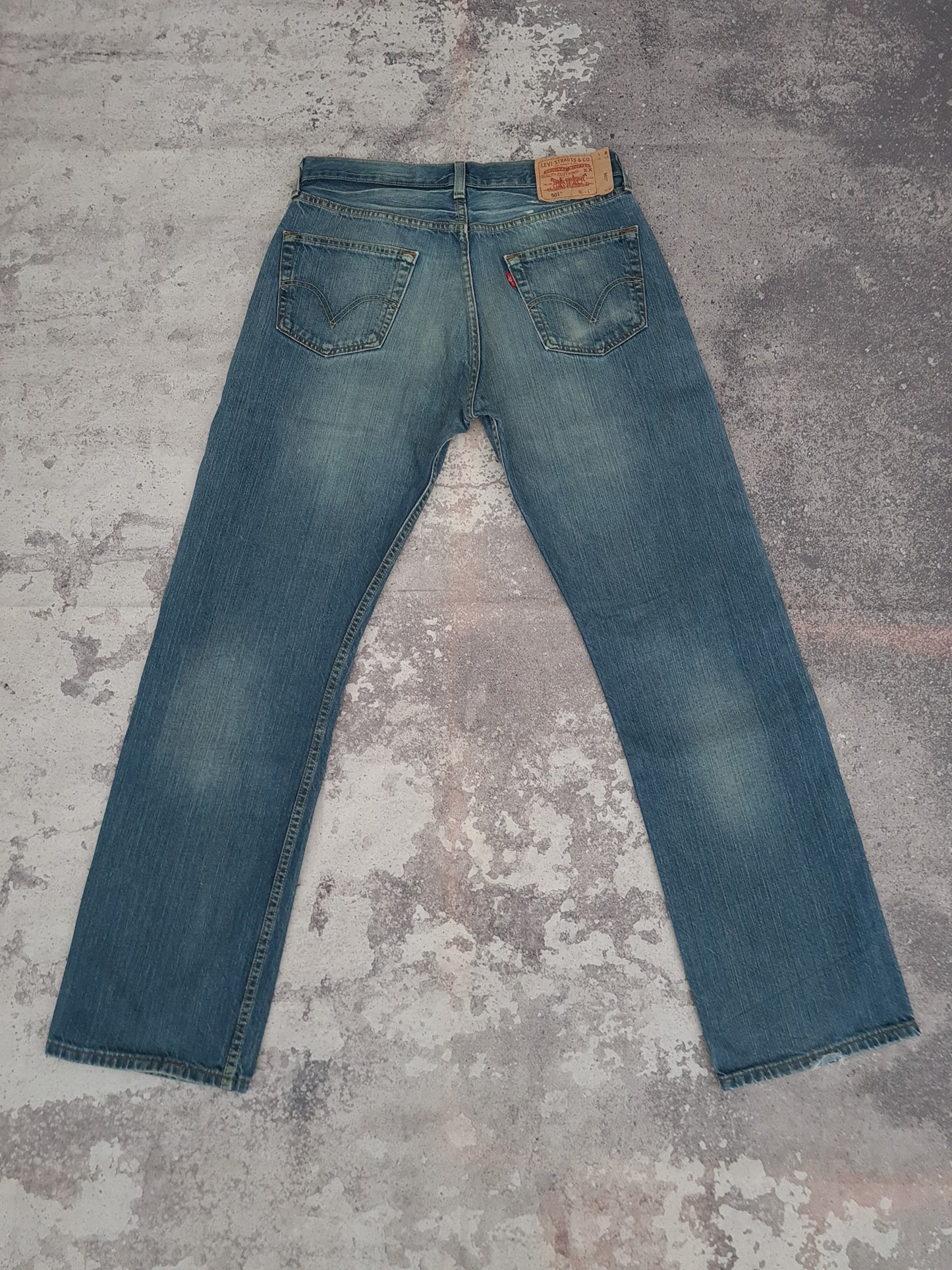 Vintage Y2K Levi's 501 Jeans W32 - Funky Cat