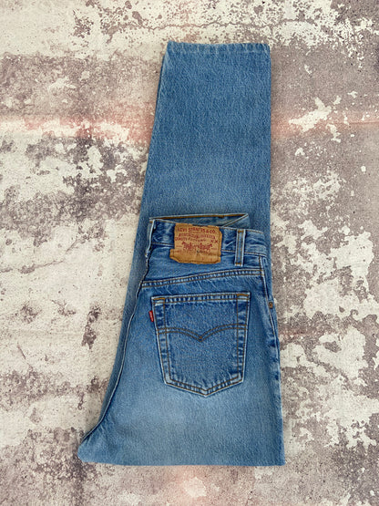 Vintage 80s Levi s 17501 Jeans W28 Made in USA Funky Cat